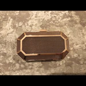 NWOT nasty gal metal clutch